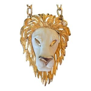 Razza Vintage Leo Lion Necklace